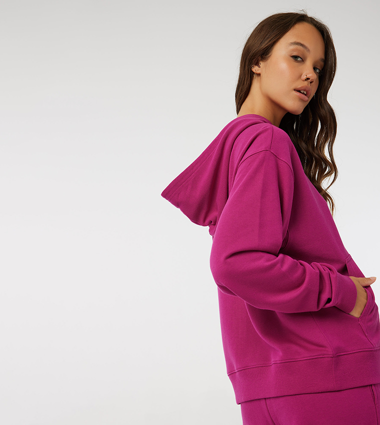 French Terry Zip-Up Hoodie