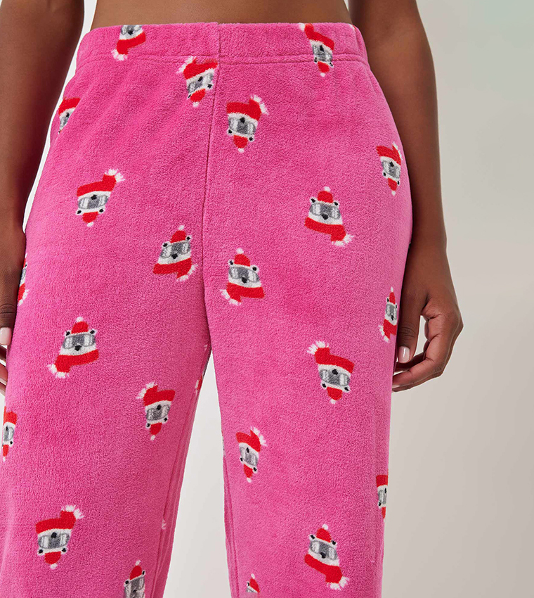 Cotton Fitted Pajama Pants