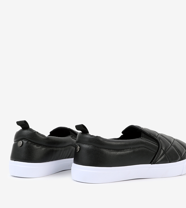 Quilted Slip-On Shoes