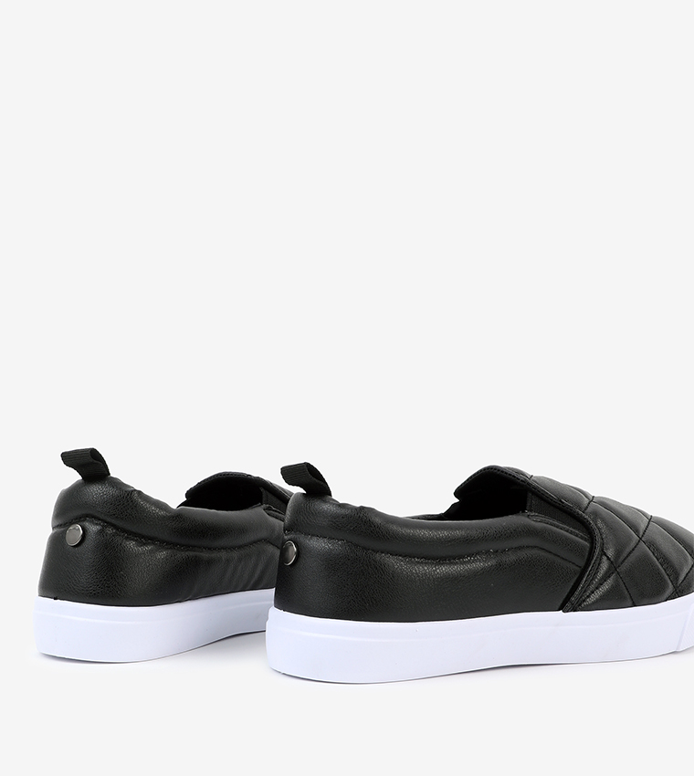 Quilted Slip-On Shoes