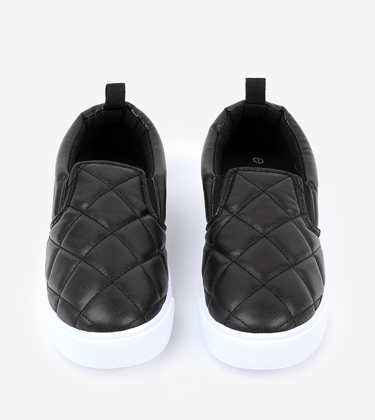 Quilted Slip-On Shoes