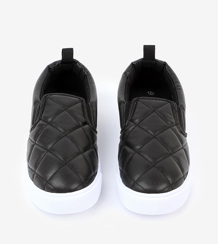 Quilted Slip-On Shoes