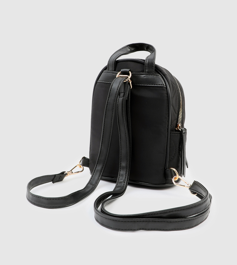 Buy Ardene Quilted Mini Backpack In Black 6thStreet UAE