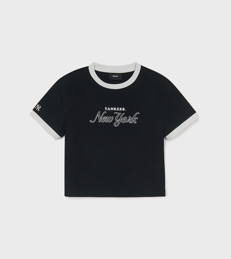 Printed Short Sleeves Crop T-Shirt