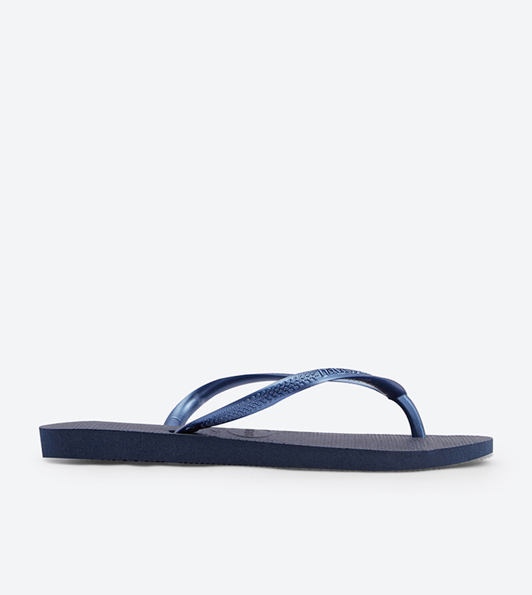 Open Toe Slim Flip Flops