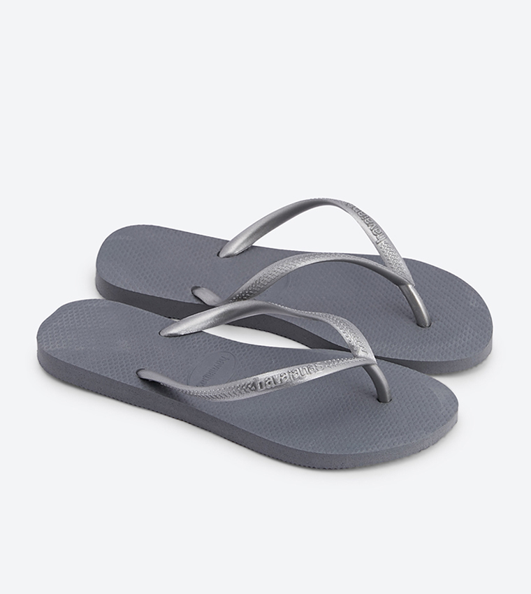 Open Toe Slim Flip-Flops