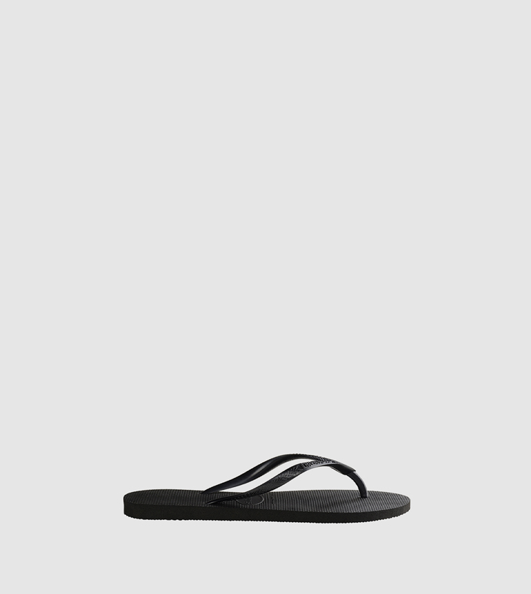 Slim Textured Flip-Flops