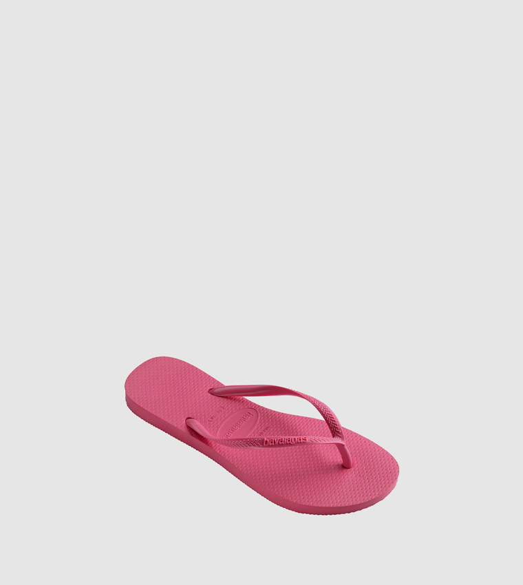 Slim Textured Flip-Flops