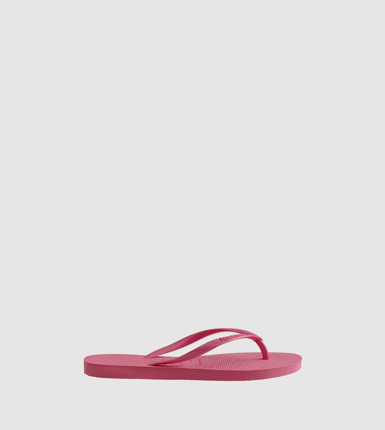 Slim Textured Flip-Flops