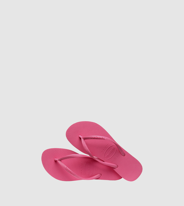 Slim Textured Flip-Flops