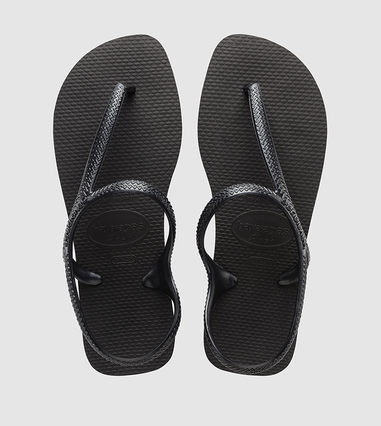 Havaianas slim flip flops 2024 black