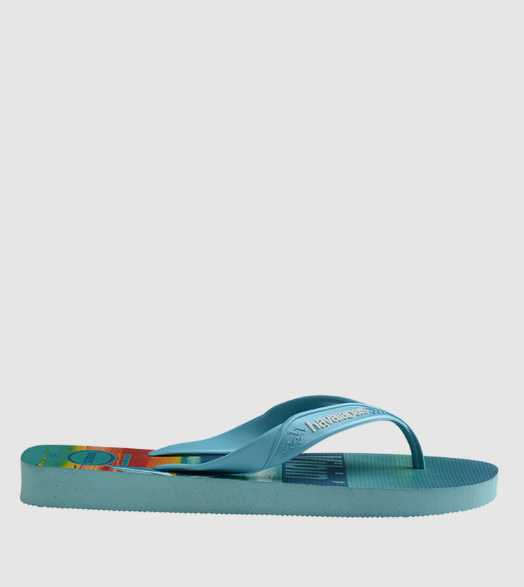 Surfer deals flip flops