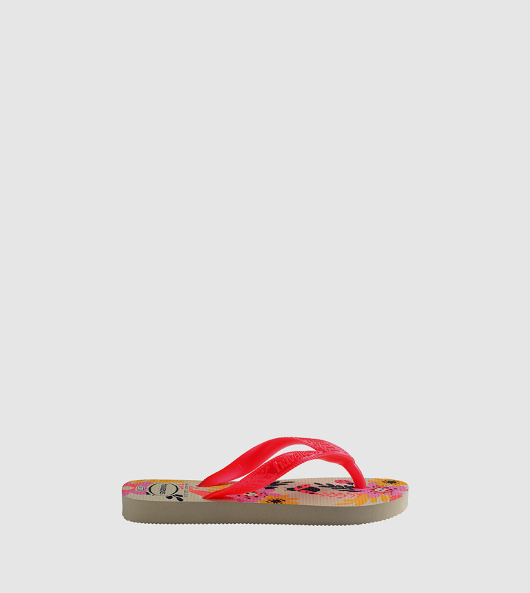 Flores Print Flip-Flops