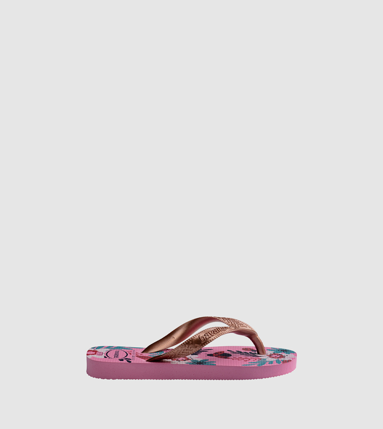Flores Print Flip-Flops