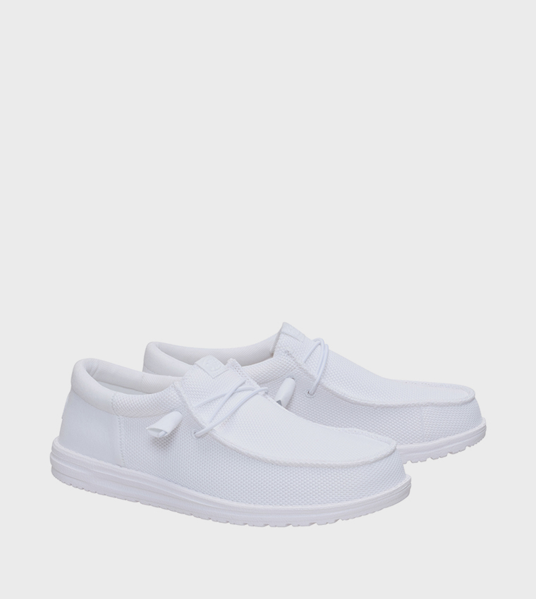WALLY Funk Textured Slip-On Shoes