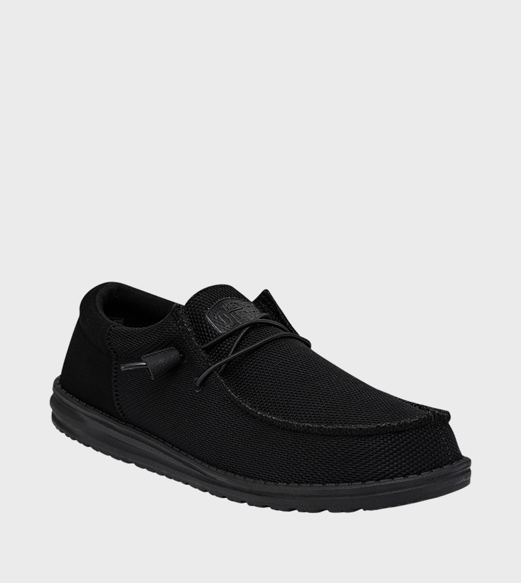 WALLY Funk Textured Slip-On Shoes
