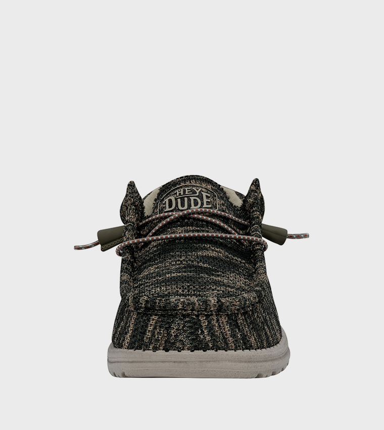 WALLY Sox Textured Slip-On Shoes