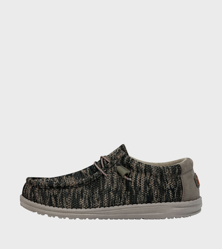WALLY Sox Textured Slip-On Shoes