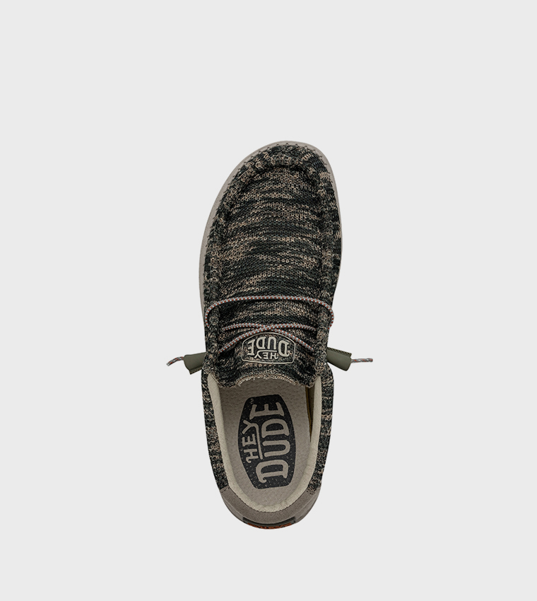 WALLY Sox Textured Slip-On Shoes