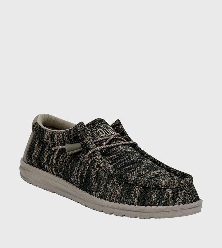 WALLY Sox Textured Slip-On Shoes