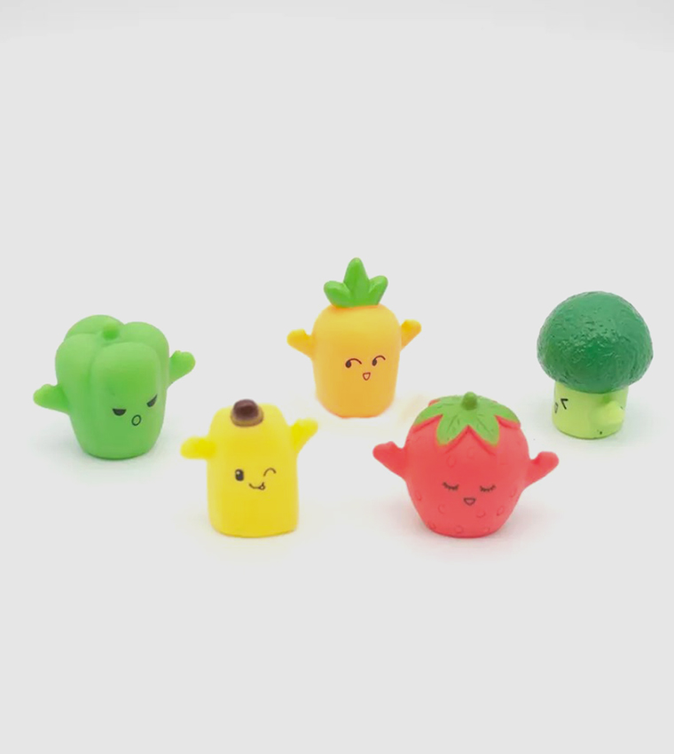 Pack of 5 Fruits & Vegetables Finger Puppets