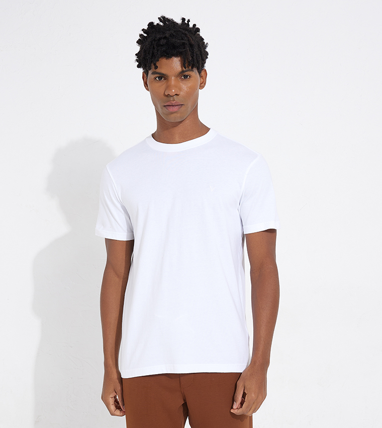 Solid Super Soft Crew Neck Icon T-Shirt