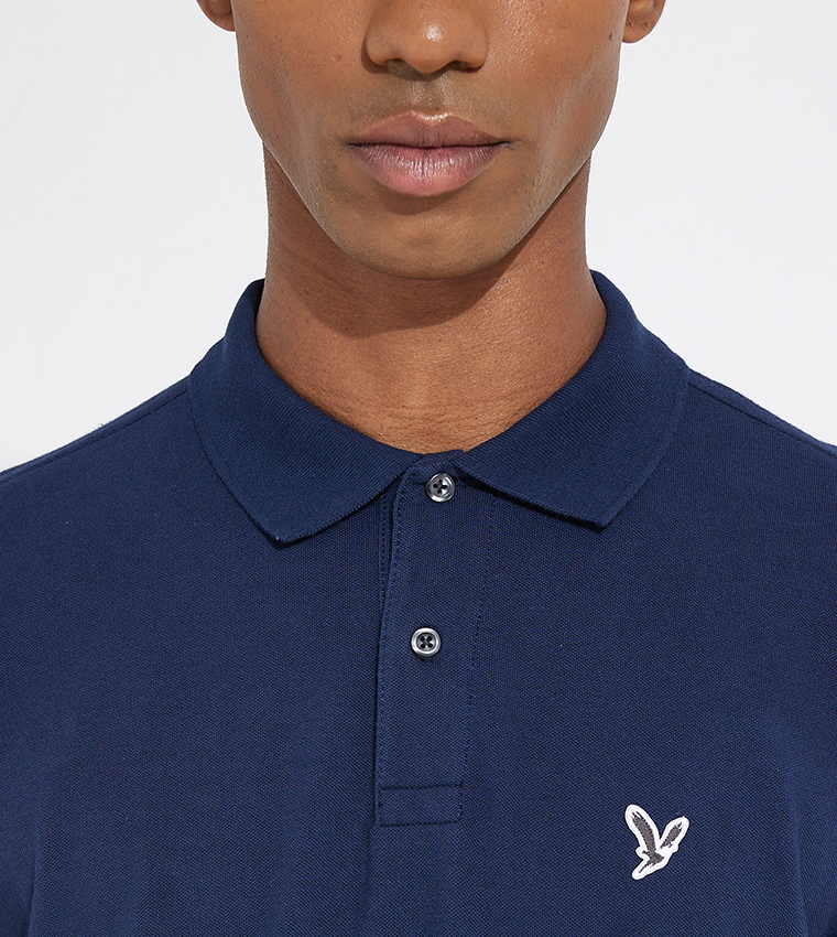 Logo Detail Short Sleeves Polo T-Shirt