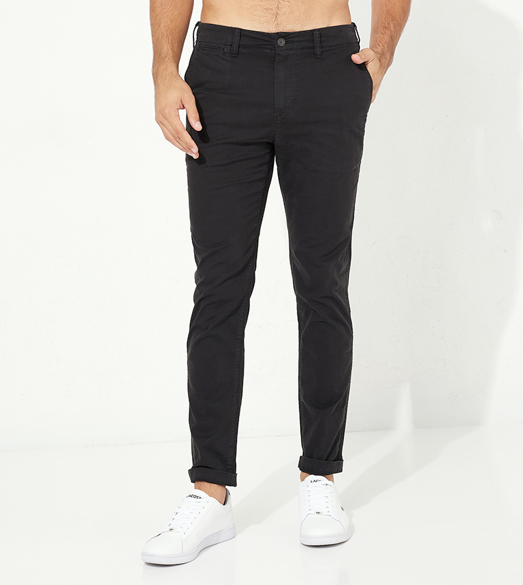 Flex Solid Slim Fit Chino Pants