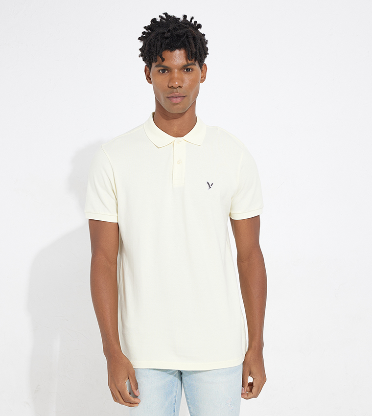 Logo Detail Short Sleeves Polo T-Shirt