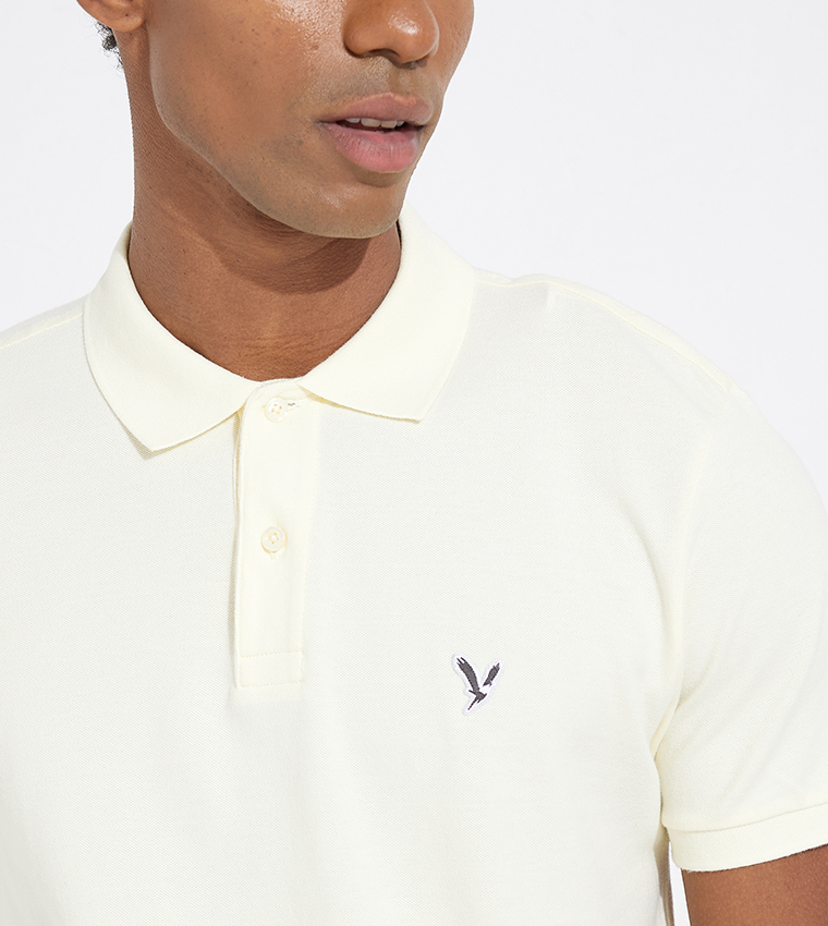 Logo Detail Short Sleeves Polo T-Shirt