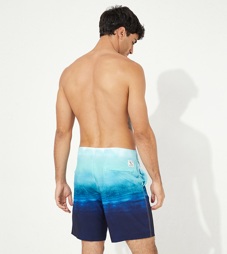 Classic Drawstring Waist Swim Shorts