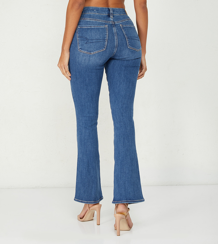 High-Waist Skinny Fit Jeans
