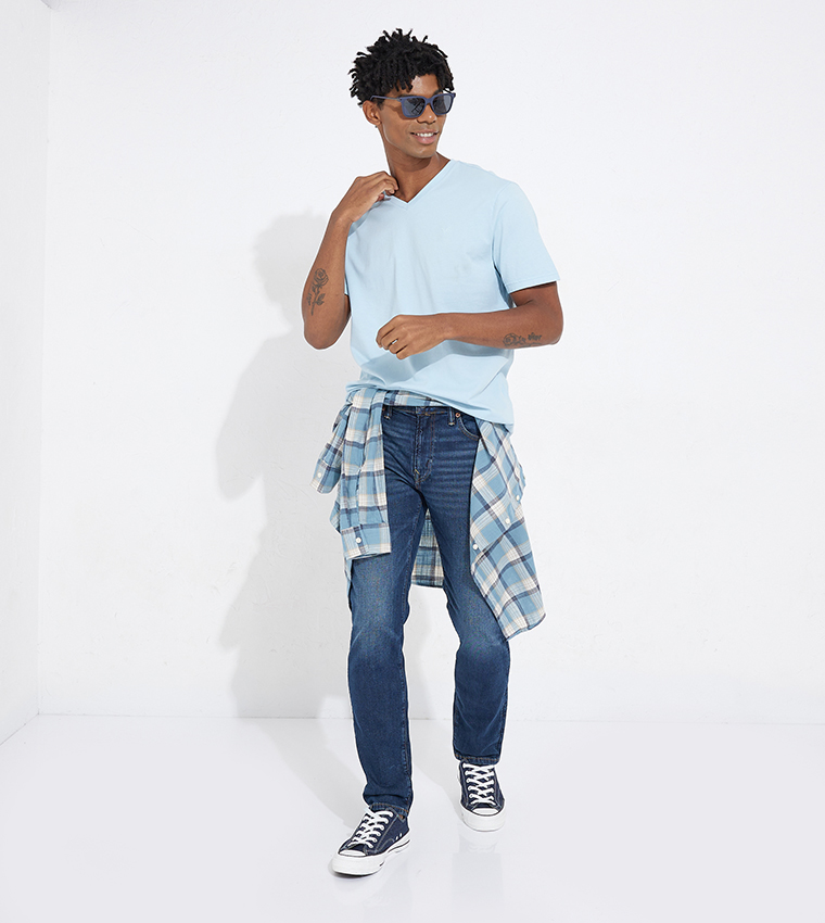 V-Neck Short Sleeves T-Shirt