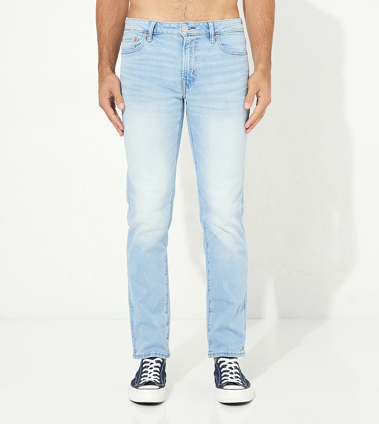 AirFlex Slim Fit Faded Jeans