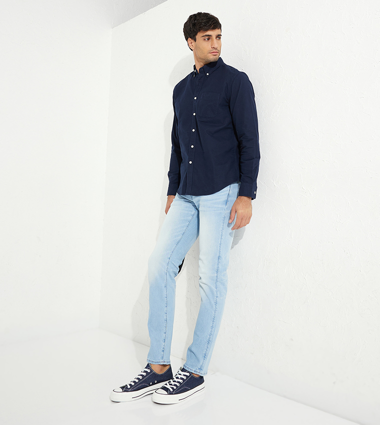 AirFlex Slim Fit Faded Jeans