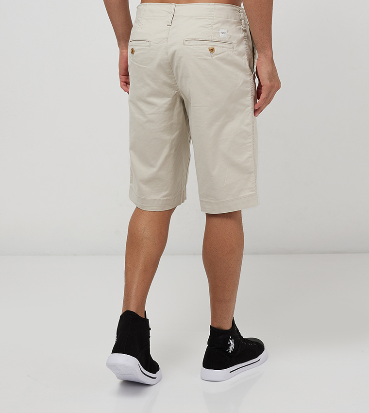 Solid Regular Fit Shorts