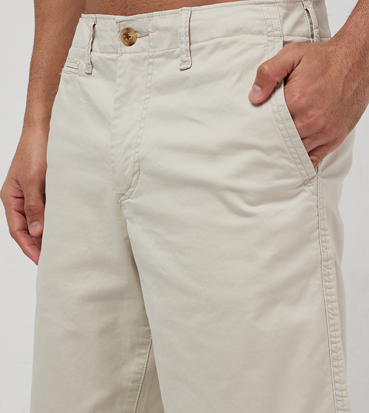 Solid Regular Fit Shorts