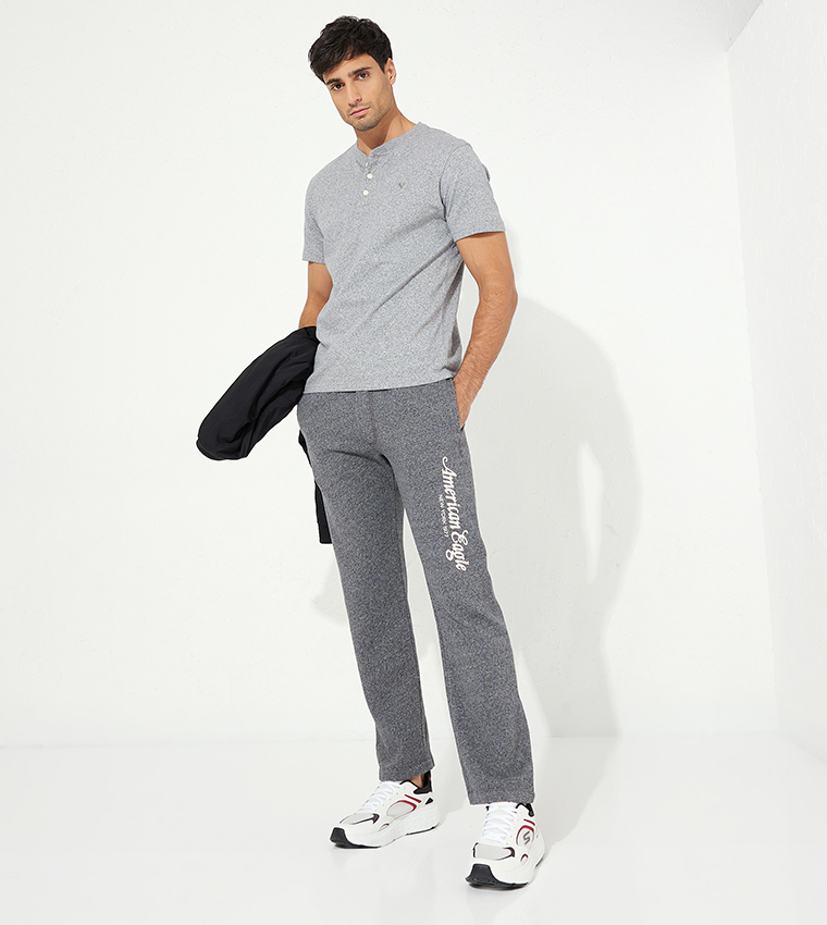 Logo Printed Drawstring Waist Sweatpants