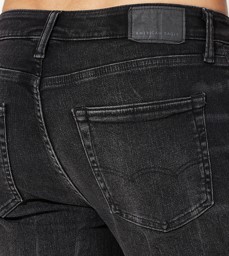 AirFlex Button Closure Denim Shorts