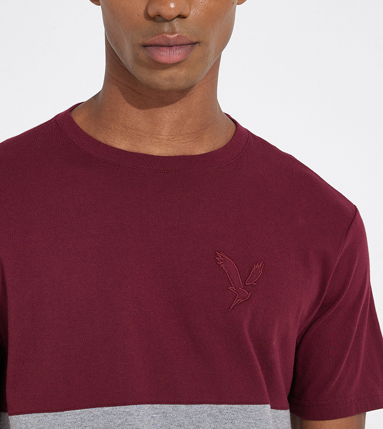 Color Block Crew Neck T-Shirt