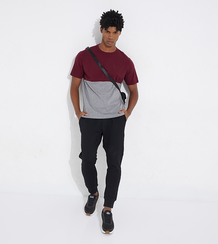 Color Block Crew Neck T-Shirt
