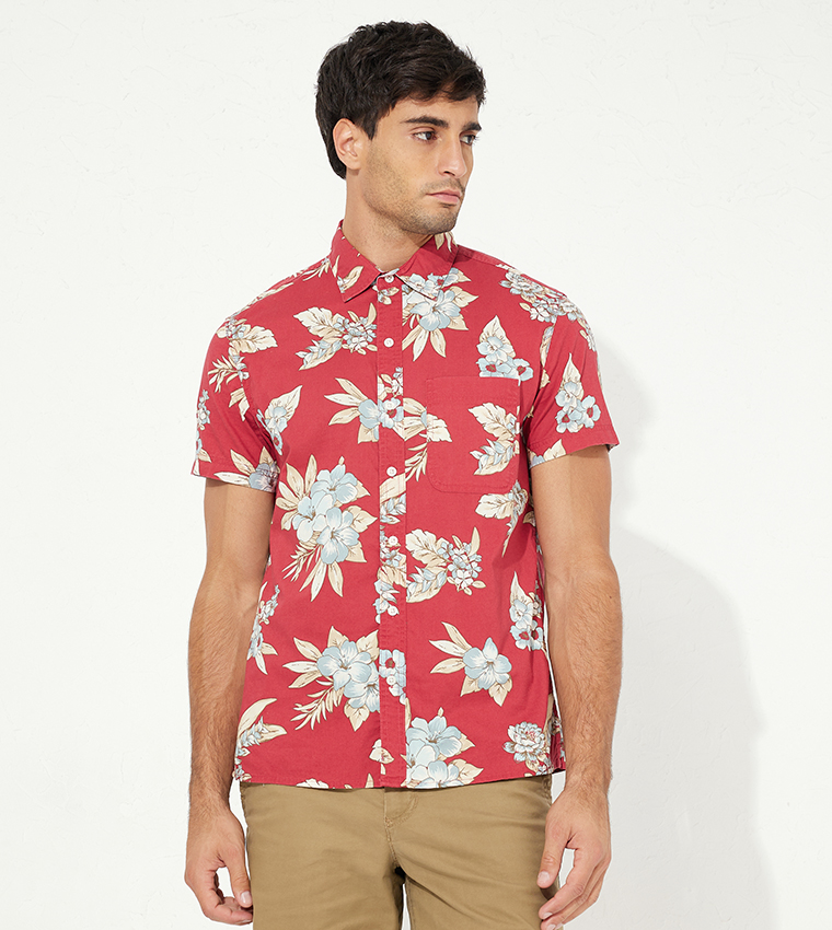 American eagle 2024 flower shirt