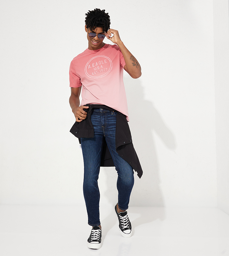 Logo Printed Crew Neck T-Shirt
