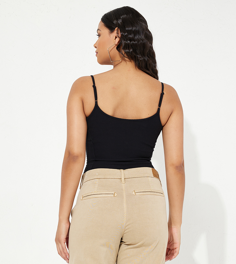 Ribbed Knit Cami Top 