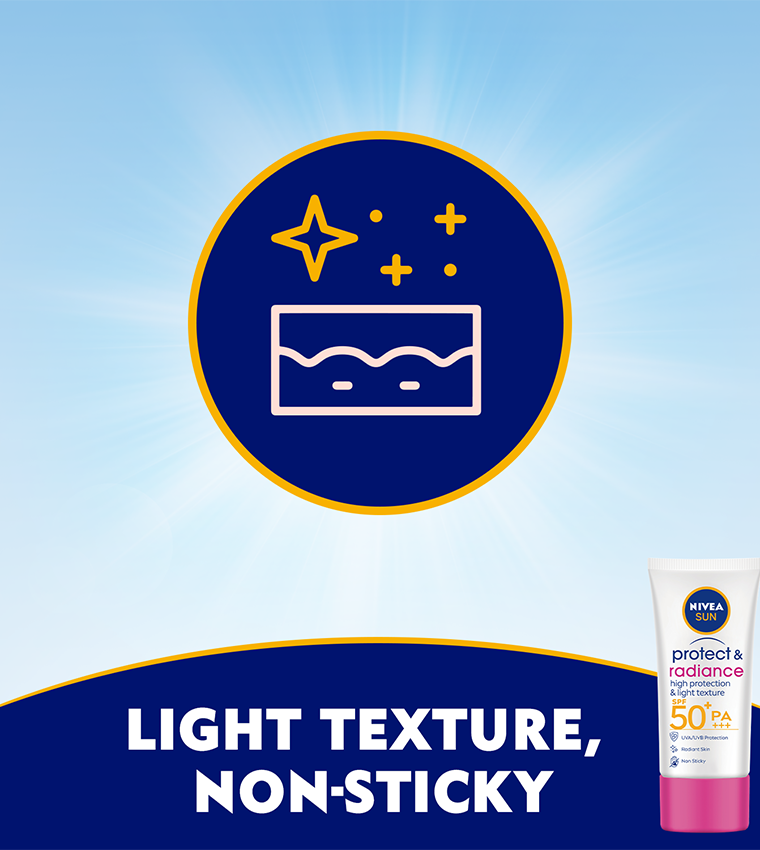 SUN Protect & Radiance Sun Face Cream, SPF 50, Tube 50ml