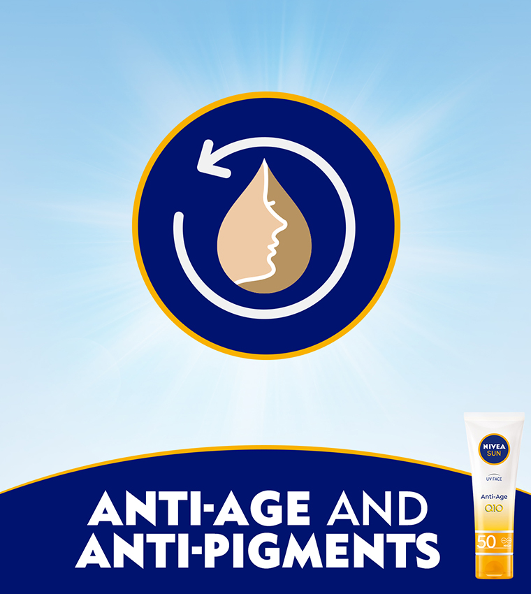 SUN UV Face Anti-Age Face Cream, SPF 50, Tube 50ml