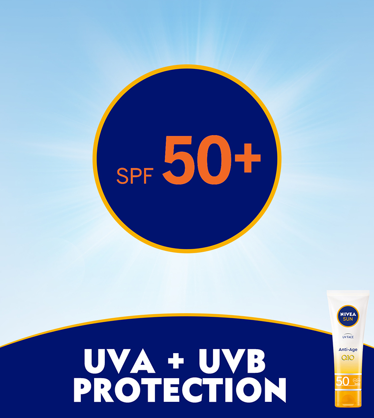 SUN UV Face Anti-Age Face Cream, SPF 50, Tube 50ml