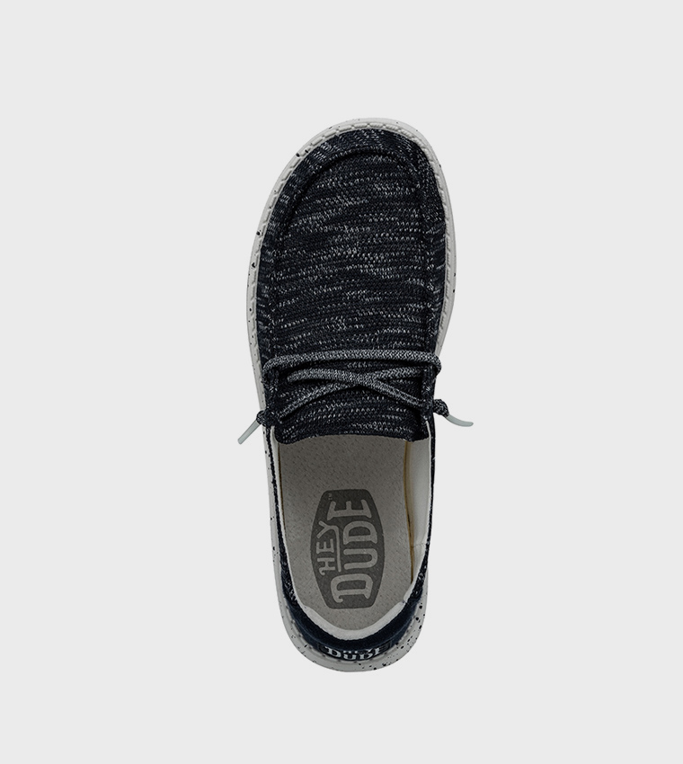 WALLY Sox Textured Slip-On Shoes