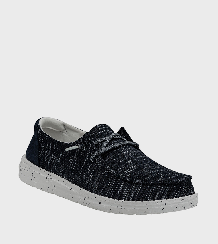WALLY Sox Textured Slip-On Shoes