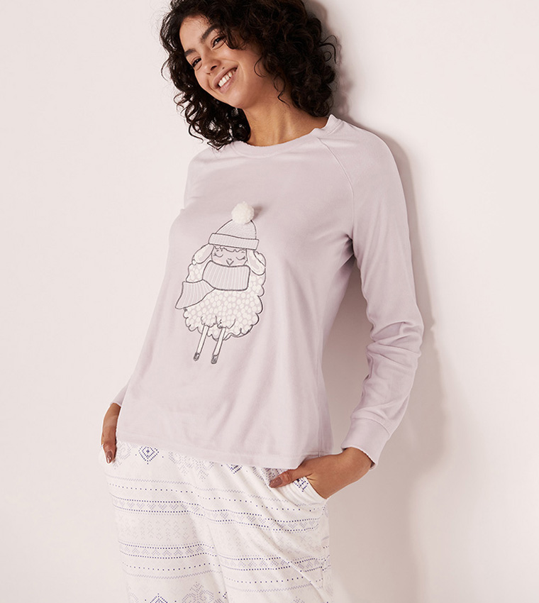 Luxury Velour Long Sleeve Shirt